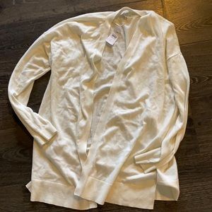 NWT Loft cream colored sweater